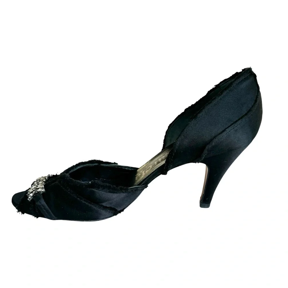 Pedro Garcia Swarovski Crystal Heels D’Orsay Pumps